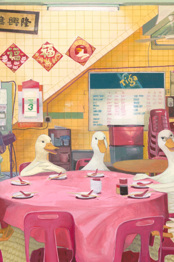 Family Lunch at the Noodle Shop – Limited Edition Art Print