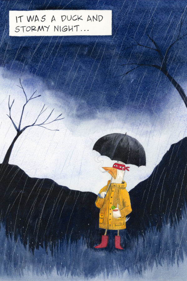 Duck and Stormy – Limited Edition Art Print